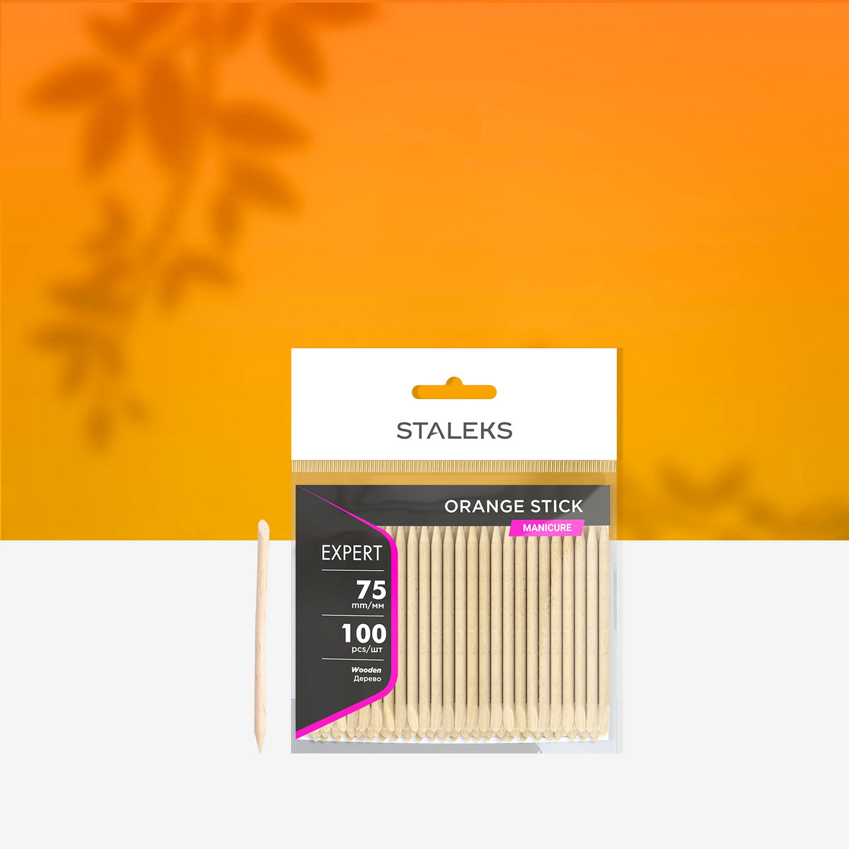 STALEKS PRO EXPERT Wooden Manicure Sticks