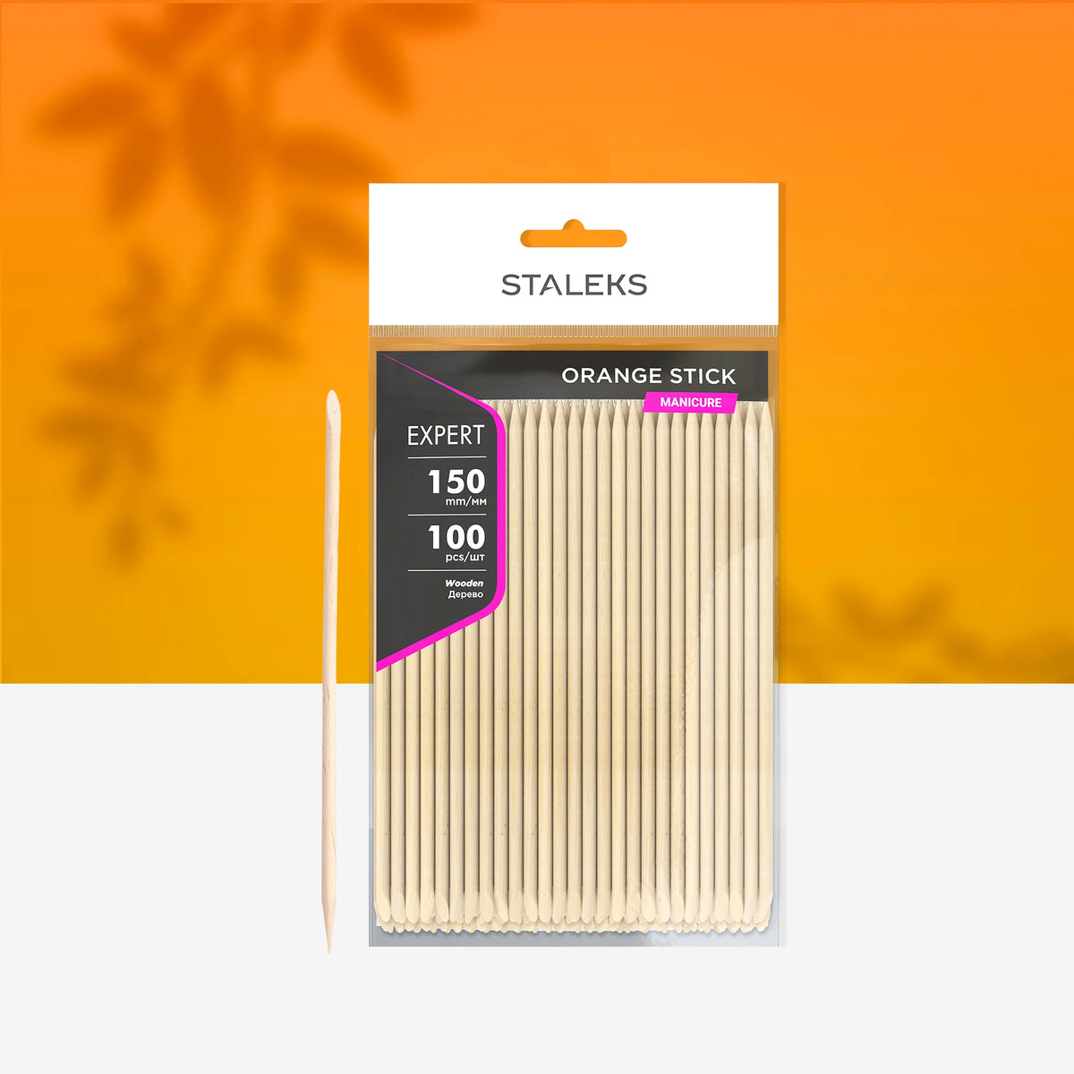 STALEKS PRO EXPERT Wooden Manicure Sticks