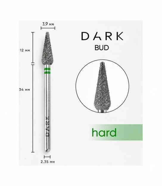 DARK Diamant Freesbitje 11921 3.9mm Peer Groen/Grof