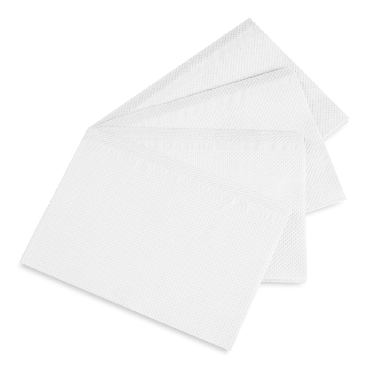 Wegwerp cosmetische placemats met folielaag MINI-MED Wit 33 x 45 cm (50 stuks)
