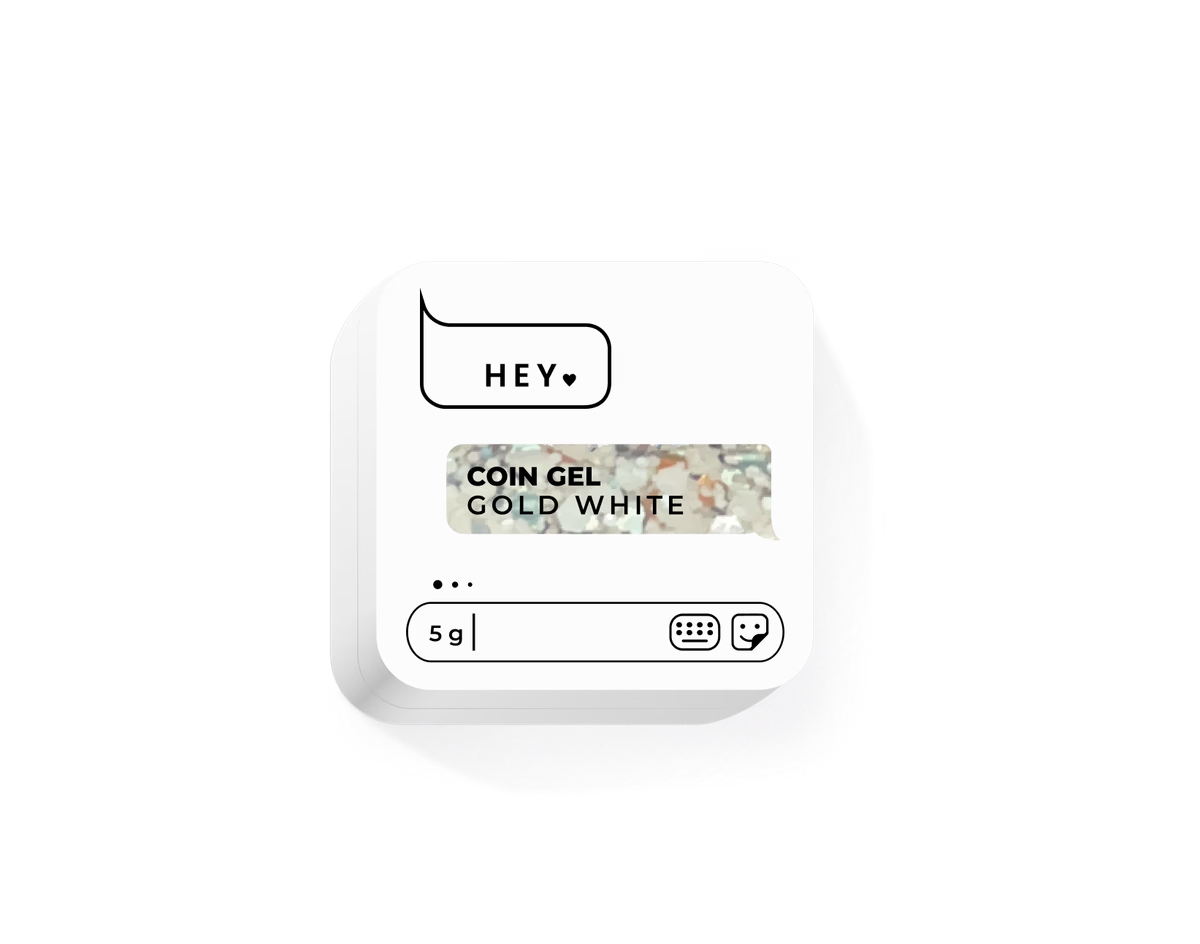 HEYLOVE Coin Gel GOLD WHITE, 5g
