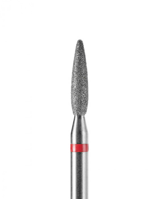 DARK Diamant Freesbitje 11928, 2,4mm Botte Vlam Rood/Zacht