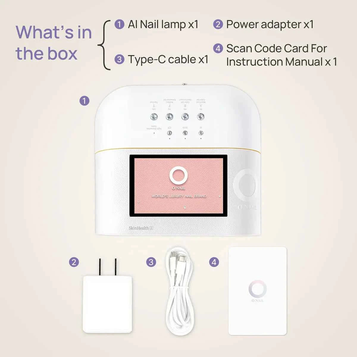 ONAIL AI LED Nail Lamp