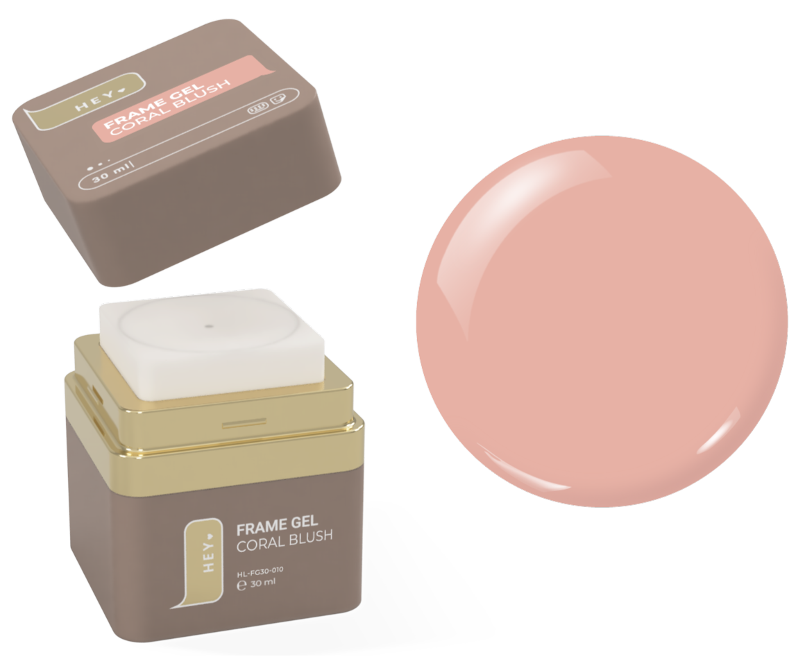 HEYLOVE Frame Gel CORAL BLUSH, 30ml - SimDi Beauty