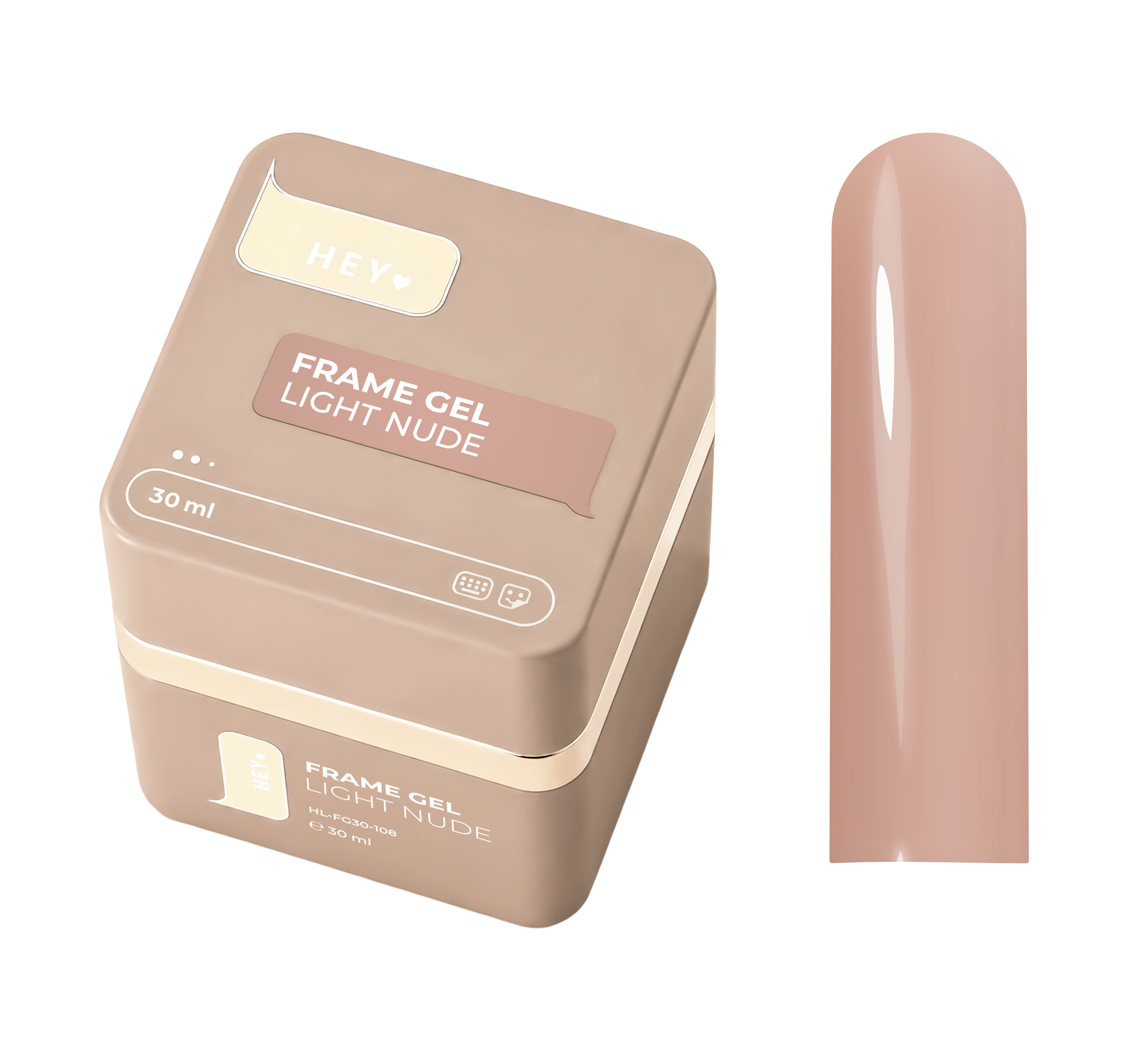 HEYLOVE Frame Gel LIGHT NUDE, 30ml
