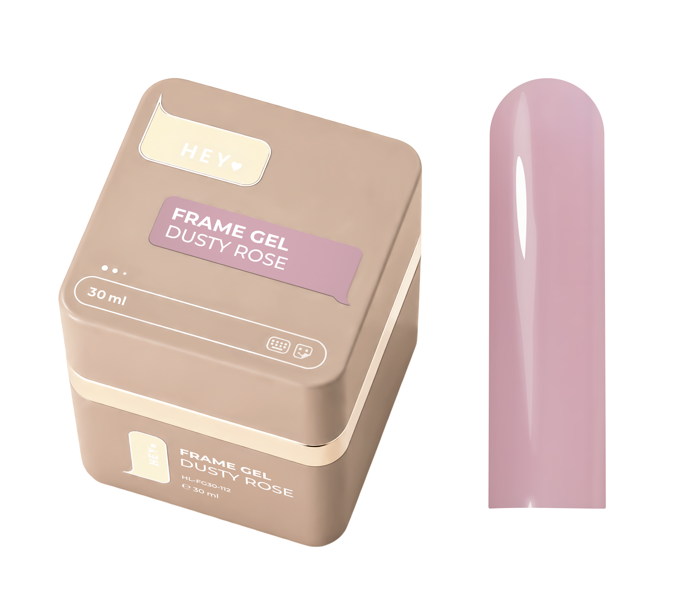 HEYLOVE Frame Gel DUSTY ROSE, 30ml