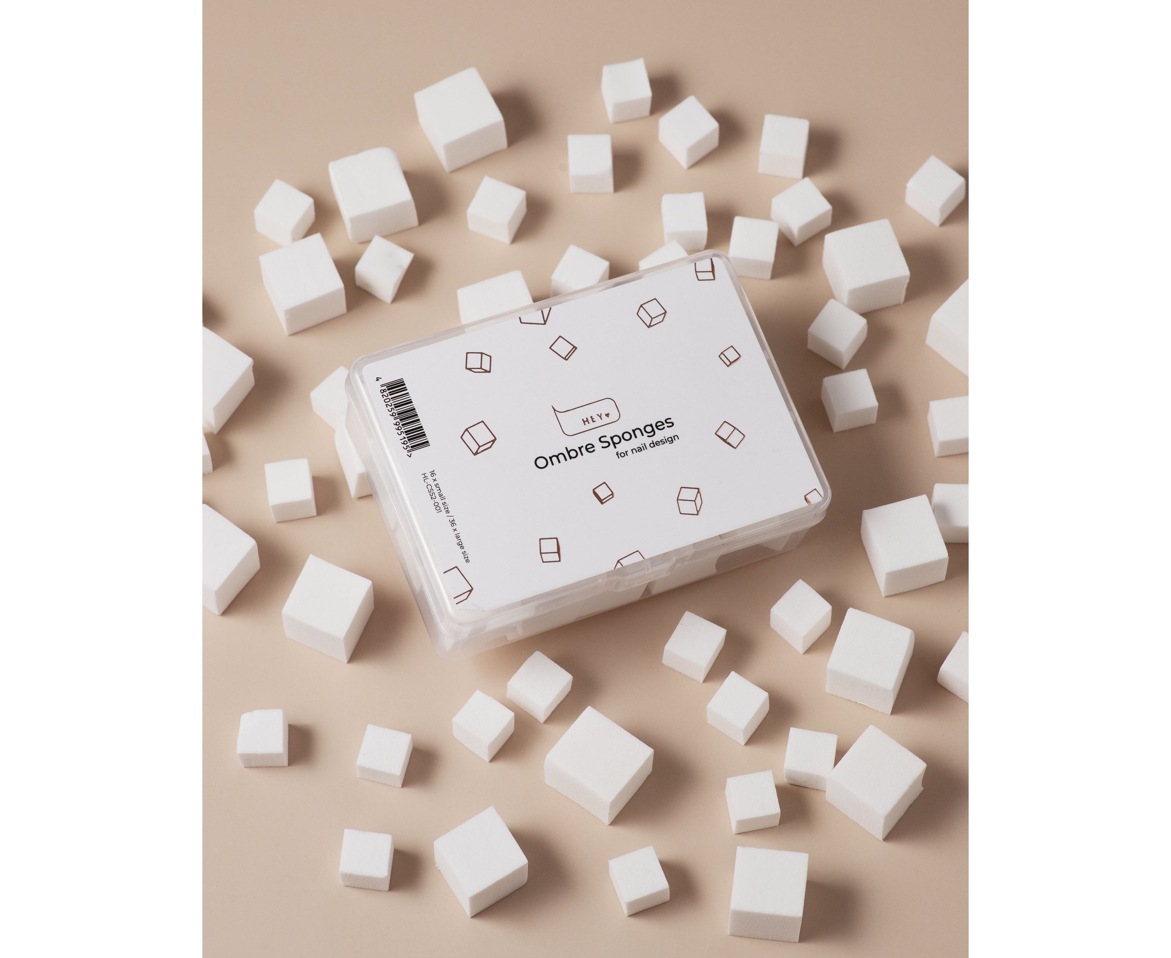 HEYLOVE Ombre Sponsjes, 52 stuks - SimDi Beauty