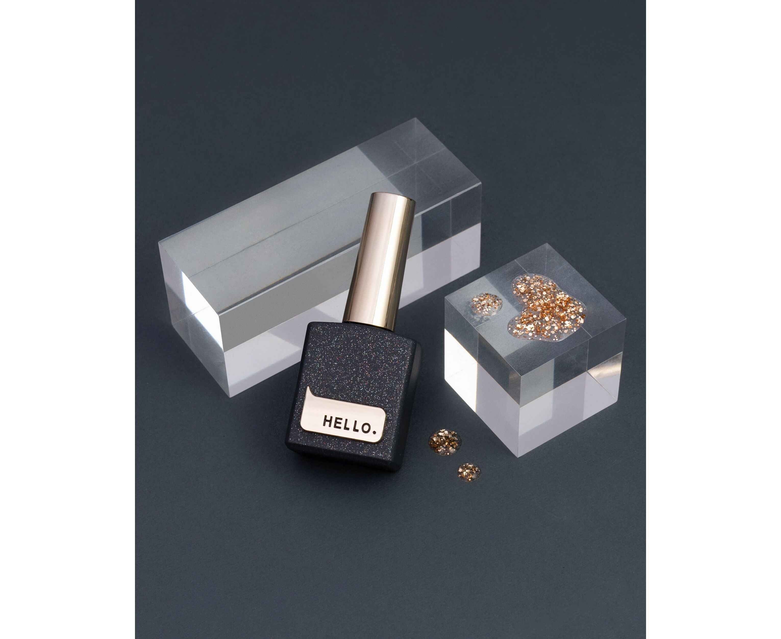 HEYLOVE Coin Glossy Top Coat GOLD, 15ml