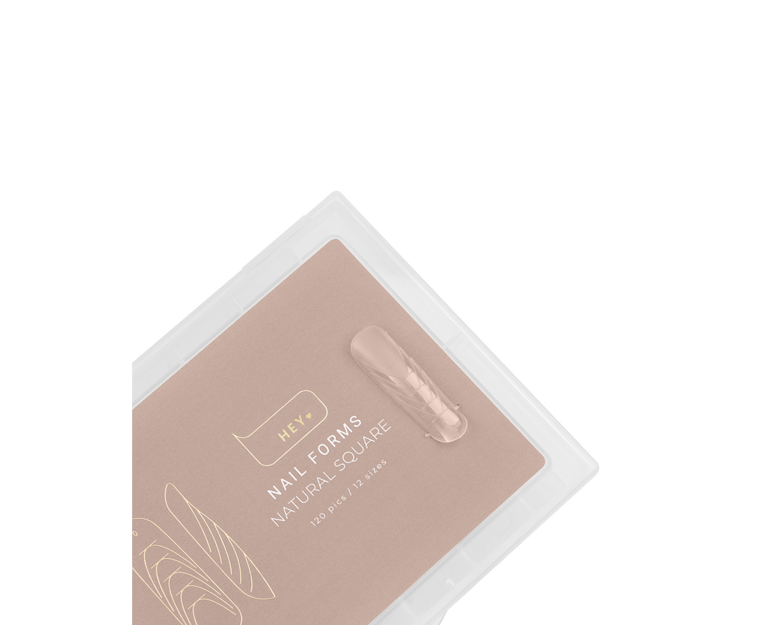 HEYLOVE Reusable Upper/Top Nail Forms 120 pieces