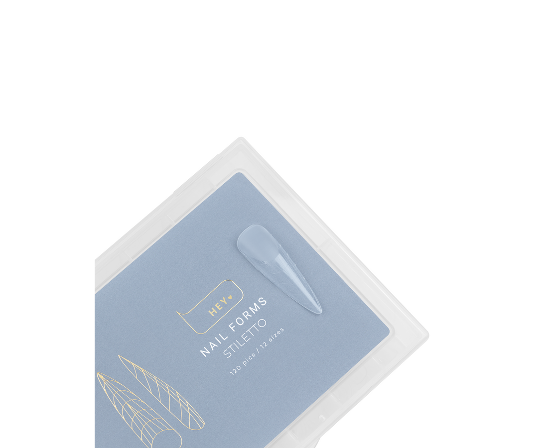 HEYLOVE Reusable Upper/Top Nail Forms 120 pieces