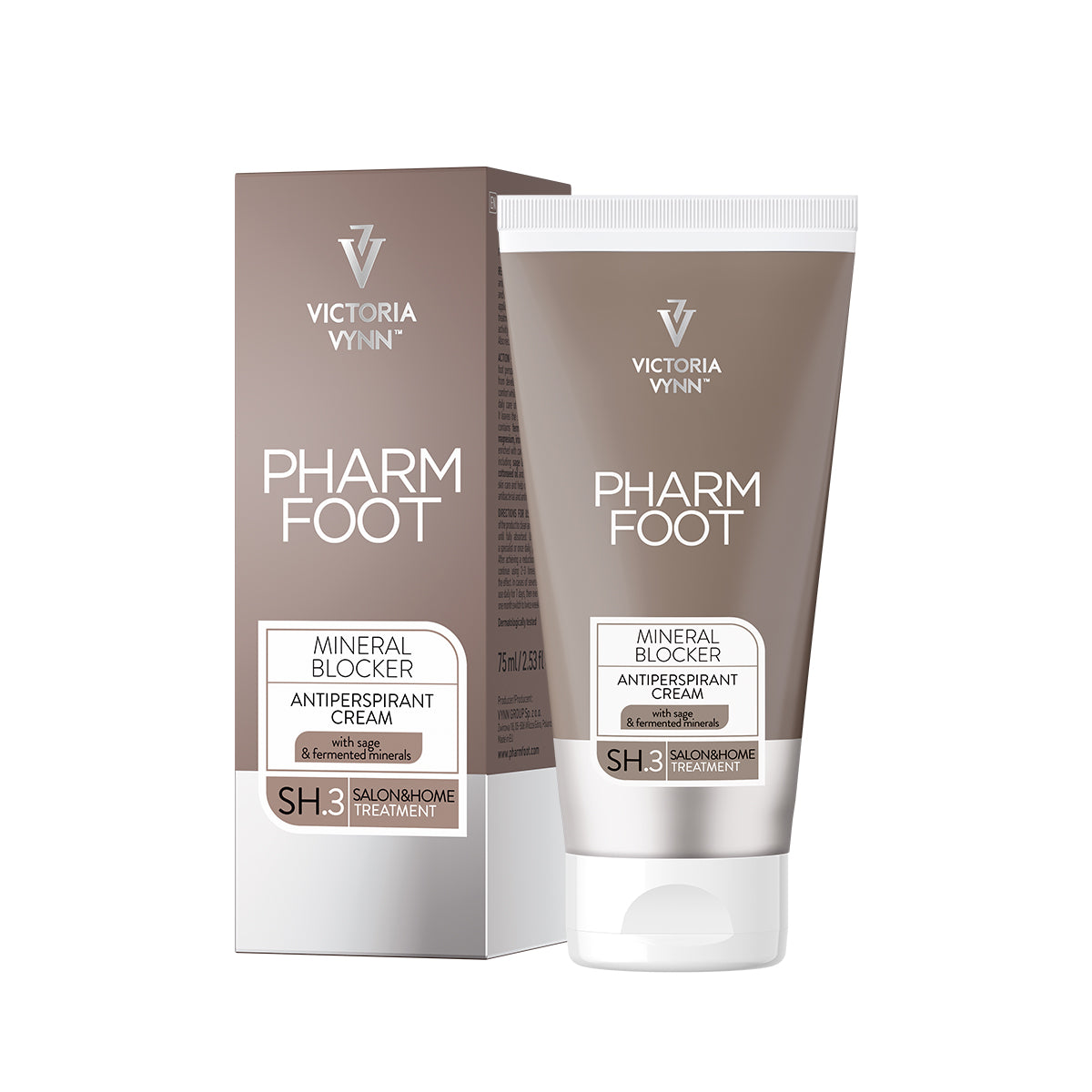 PHARM FOOT Mineral Blocker 75 ml – Anti-transpirant Voetcrème tegen Zweetvoeten