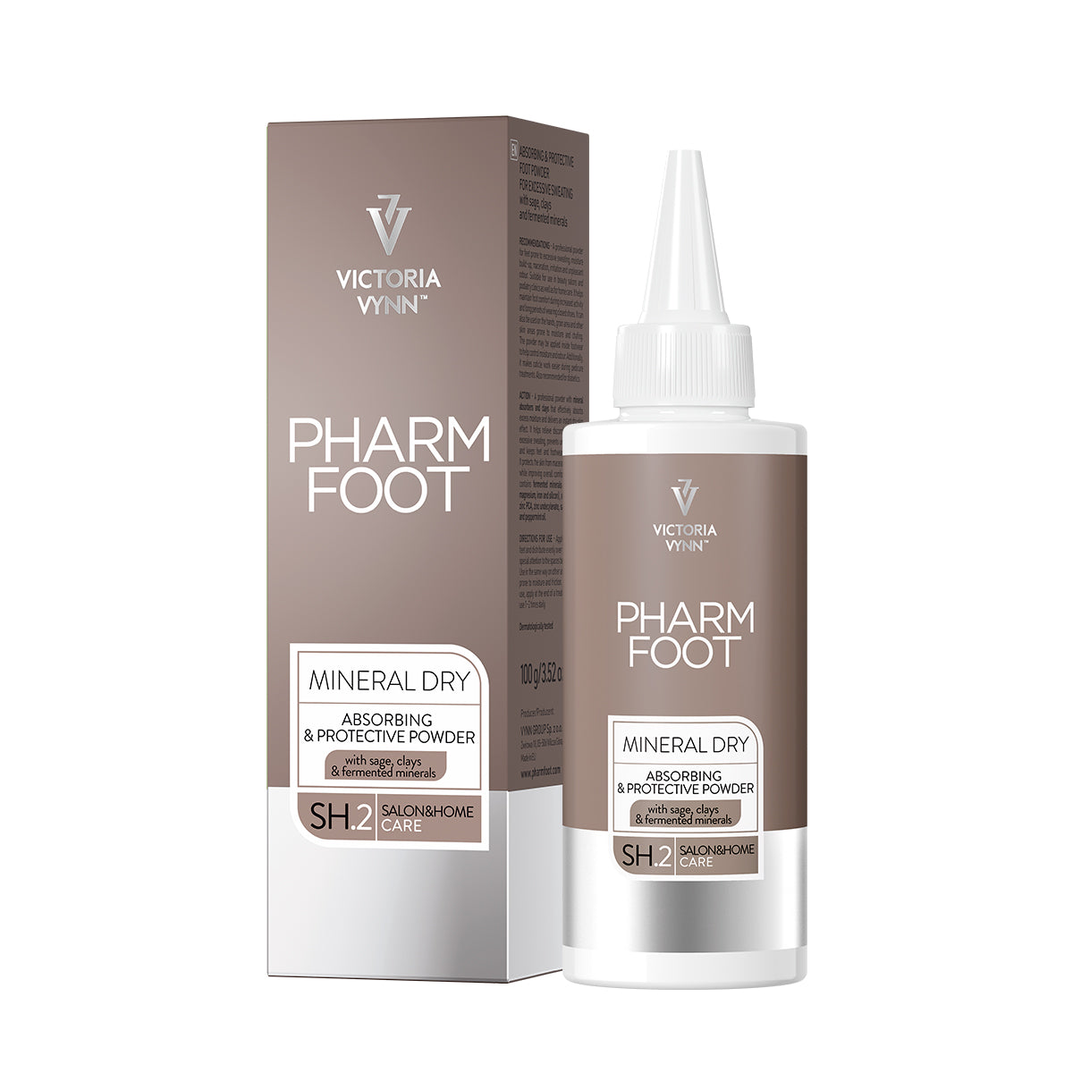 PHARM FOOT Mineral Dry 100 г – Пудра для ног от потливости и запаха ног