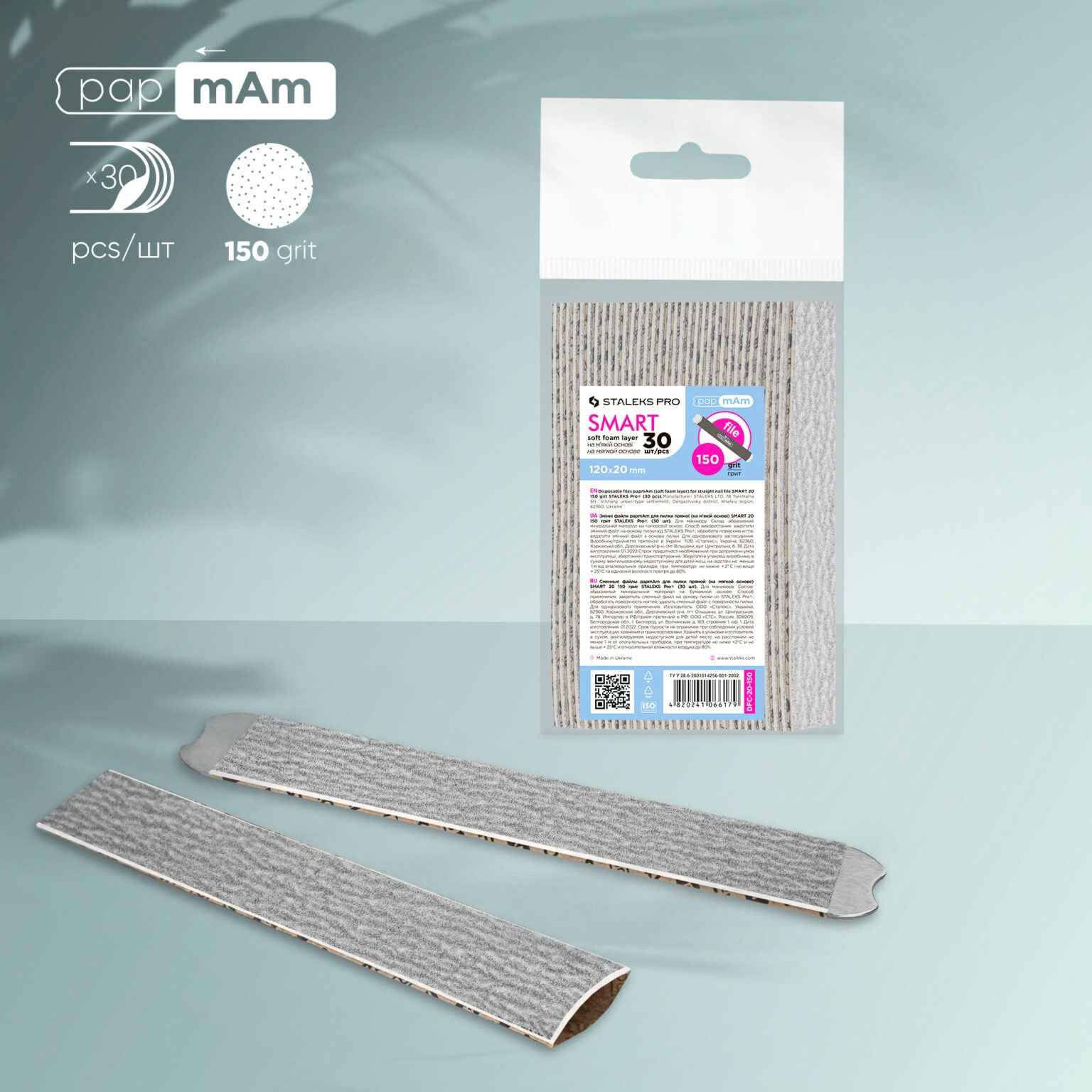 STALEKS Wegwerp PAPMAM Soft Vijlen, 30 stuks