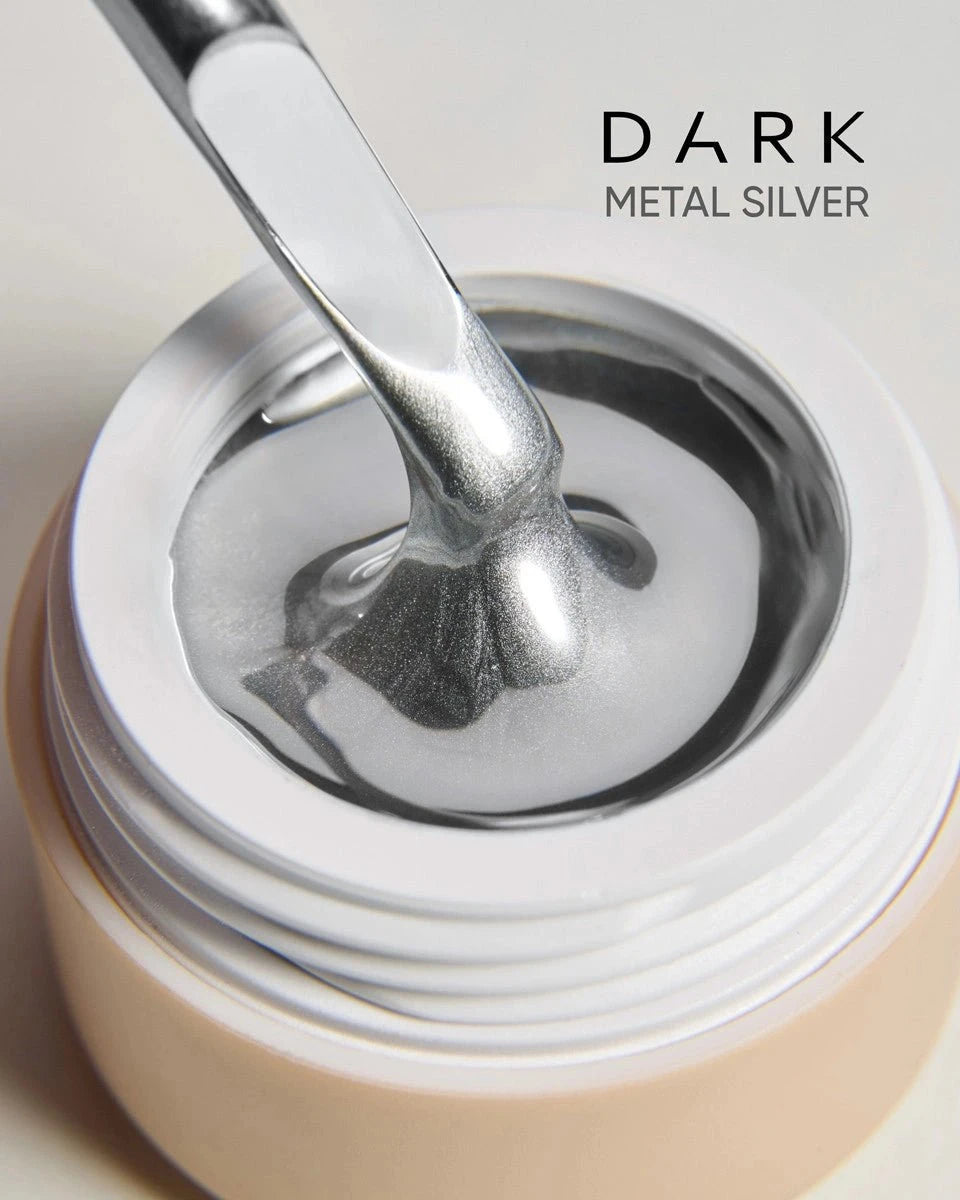 DARK Dark Silver Metal Gel Paint (5g) - SimDi Beauty