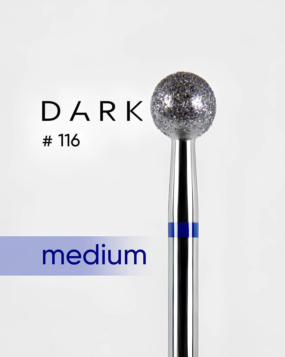 DARK Diamant freesbitje 116, 5mm Blauw/Medium - SimDi Beauty