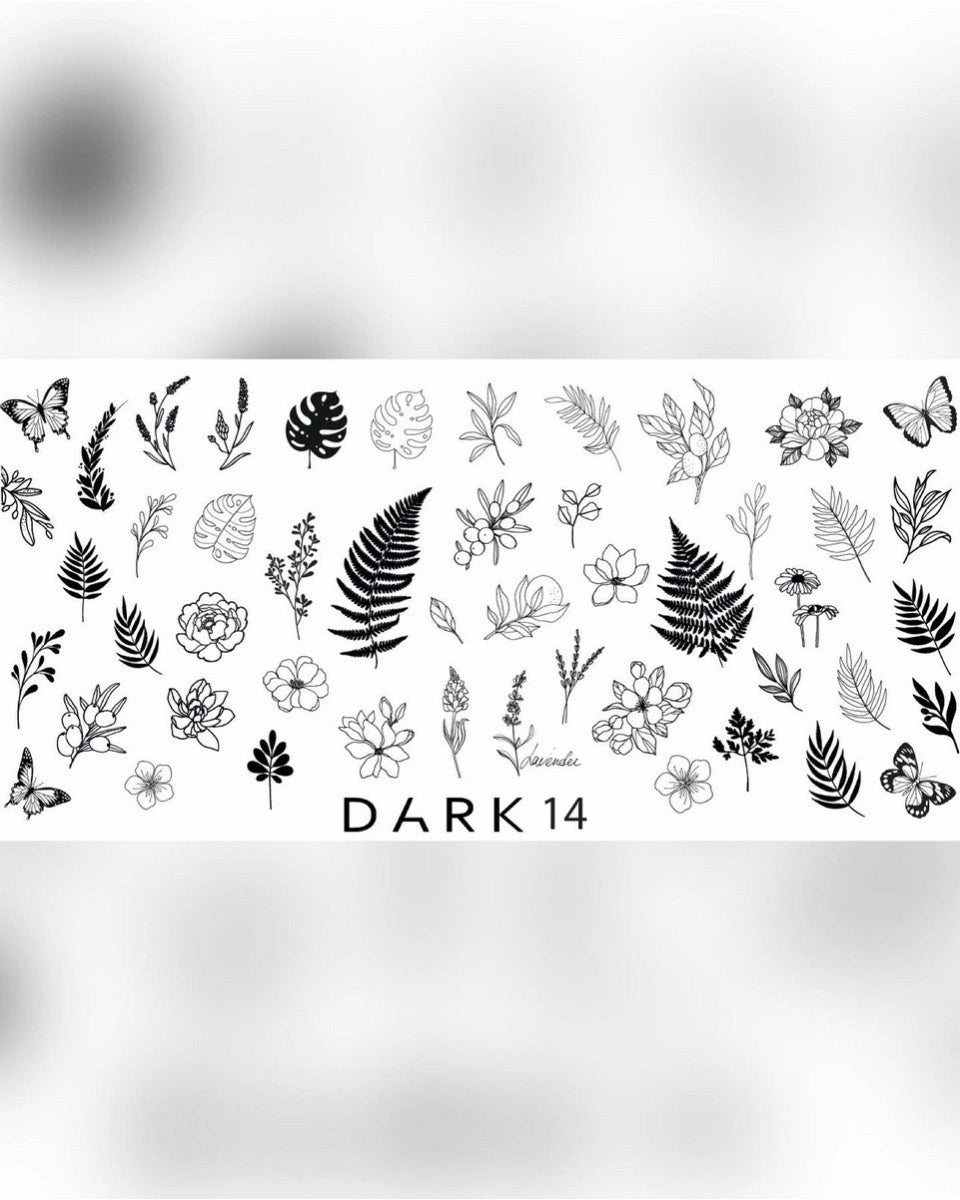 DARK Stempelplaat - SimDi Beauty
