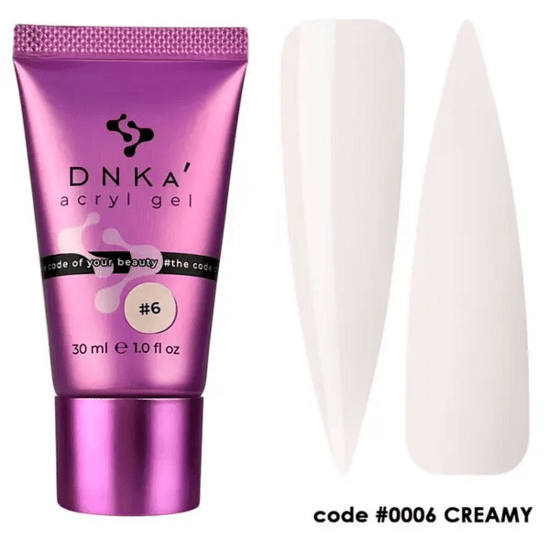 DNKa acryl gel kopen tube met 30 ml creamy witte gel voor nagelverzorging en versteviging