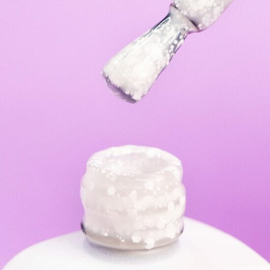 DNKa groothandel beste prijs met TPO vrije witte glitter nagellakborstel en fles