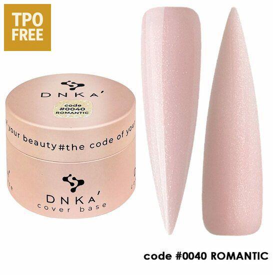 DNKa cover base nagelproduct in zachte roze tint met code 0040 Romantic beste nagelproducten