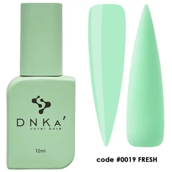 DNKa cover base biab flesje en kleurcode 0019 Fresh in mintgroen