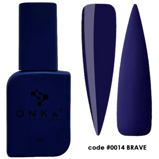 DNKa Cover Base Brave donkerblauwe cover flesje met kleurstaaltips code 0014