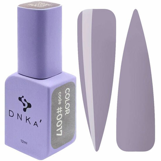 DNKa gellak 12 ml kopen lavendelkleurige nagellak fles met kleurstaal nummer 0017