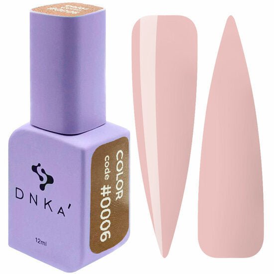 Gellak DNKa 12ml in zachte beige kleur met TPO free formule en kleurcode 0006