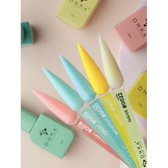 Nagellak stalen in pasteltinten van DNKa met nagelgroothandel beste prijzen