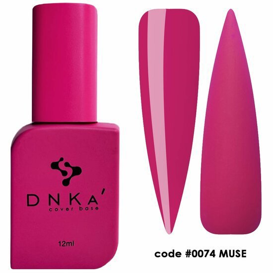 DNKa roze cover flesje en voorbeeldnagels code 0074 MUSE nagelgroothandel beste prijzen