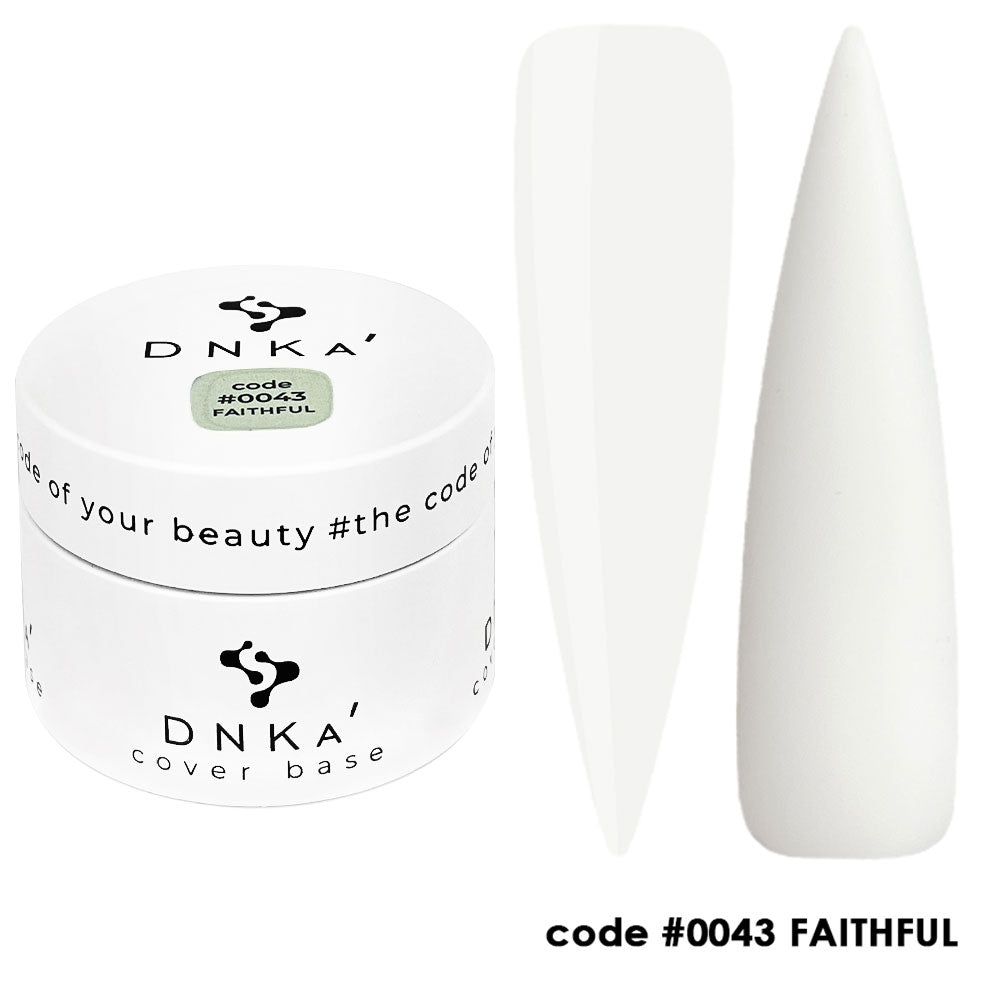 DNKa nagelcreme pot met code 0043 Faithful nagelgroothandel cover base voor nagelverzorging