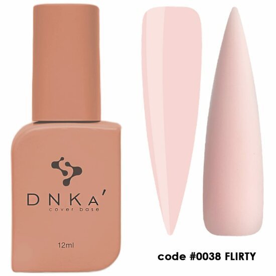 DNKa cover base in zachtroze kleur code 0038 Flirty van nagelgroothandel producten