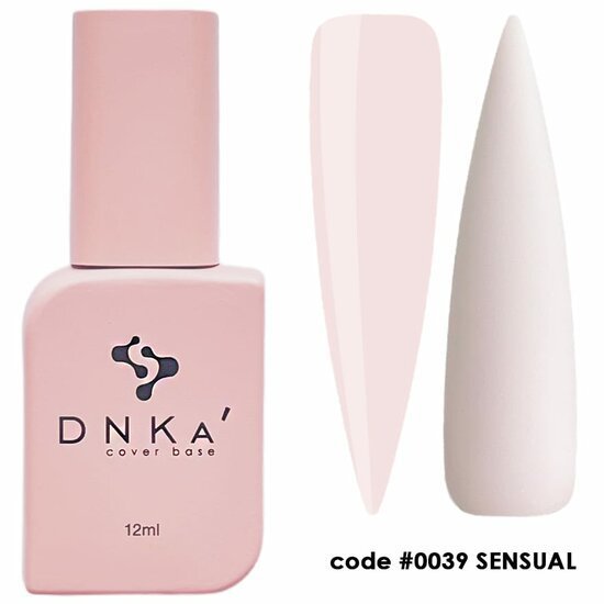 Roze DNKa cover base 12ml code 0039 sensual voor nagelsalon benodigdheden