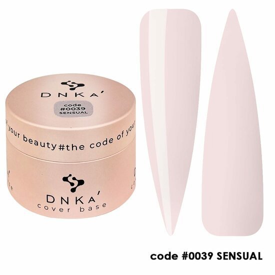 DNKa cover base nagelproduct in roze voor nagelsalon benodigdheden met code 0039 Sensual