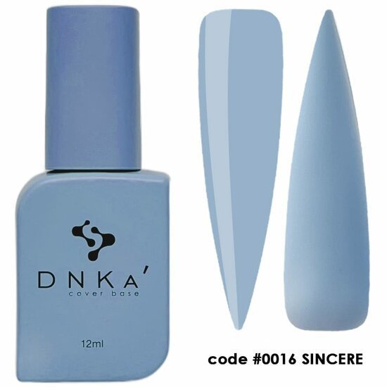 Blauwe DNKa cover base 12ml voor professionele nagelproducten met TPO vrije formule