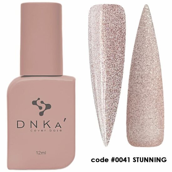 DNKa professionele nagelproducten cover base 12ml in neutrale kleur met glanzende afwerking