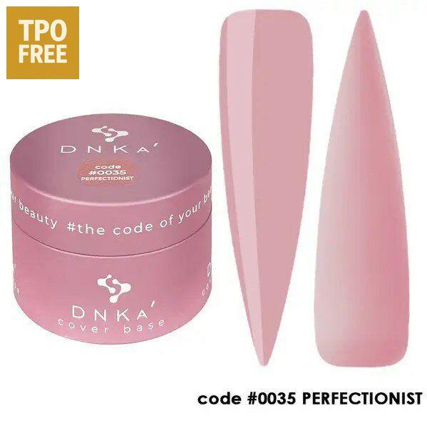 Professionele nagelproducten kopen DNKa cover base code 0035 perfectionist roze nagelgel zonder TPO