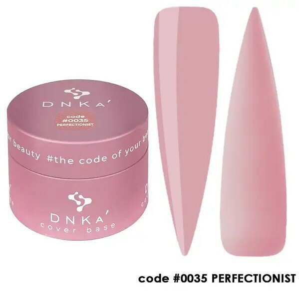 Professionele nagelproducten kopen DNKa cover base code 0035 perfectionist roze nagelgel zonder TPO