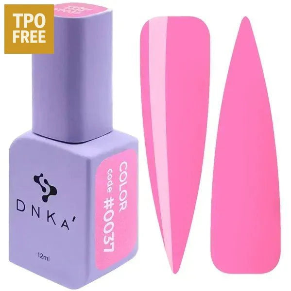 DNKa Summer gellak set met paarse fles en roze nagelkleuren zonder TPO