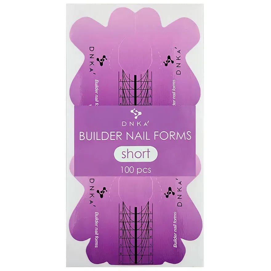 DNKa universele nagel sjablonen kort, 100 stuks voor perfect gevormde nagels