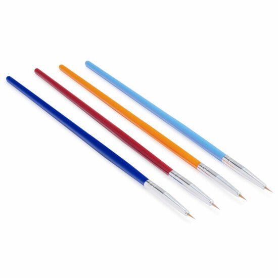 Fine Line Set Penselen 4 stuks Nr.0/00/000/0000 - SimDi Beauty