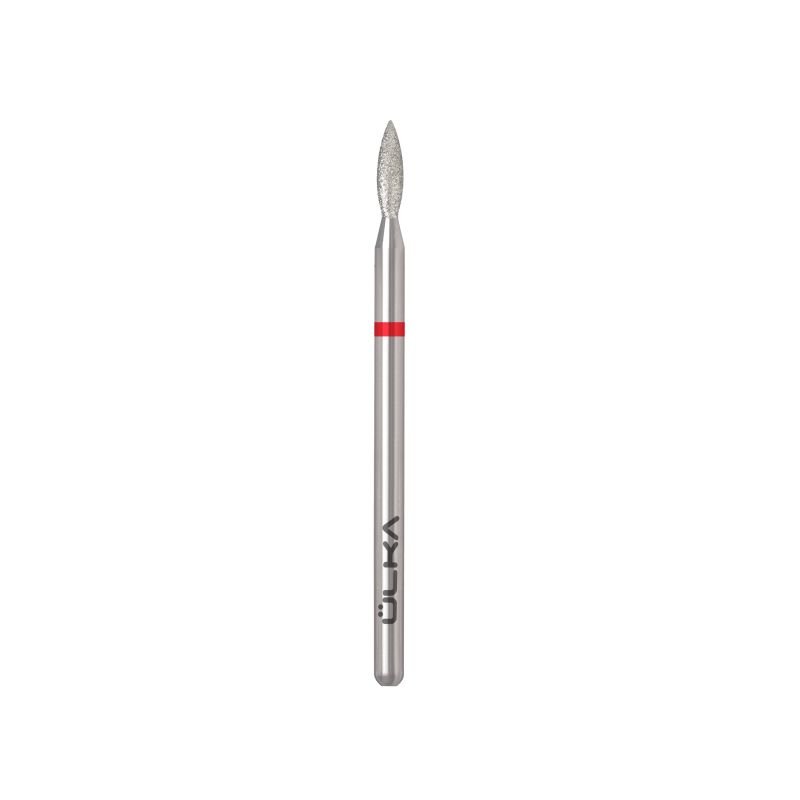 ULKA Diamand Freesbitje 2,3 lengte 8mm Rood