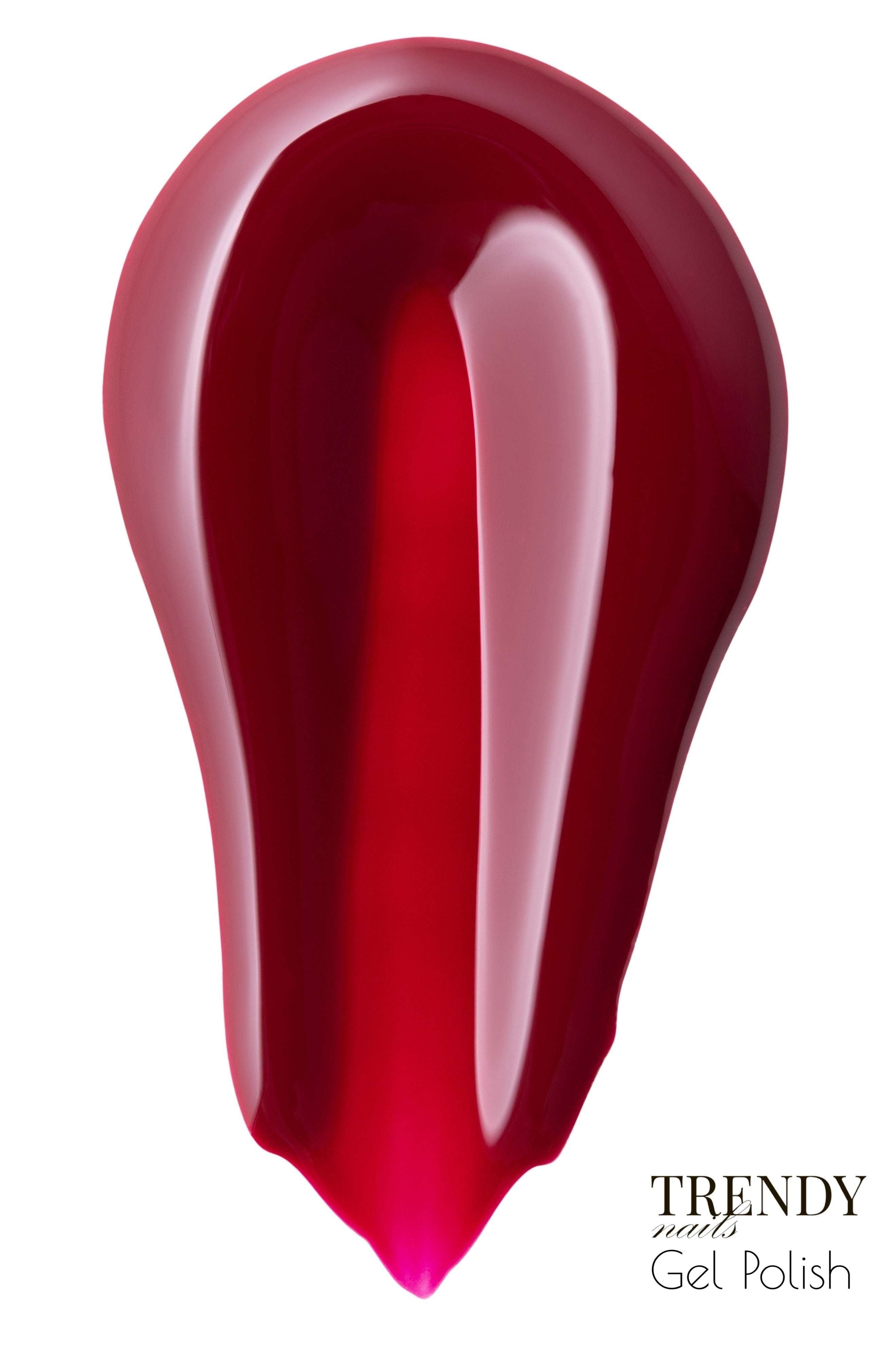 Gellak Red Berry HEMA - TPO Free 8ml, Trendy Nails - SimDi Beauty