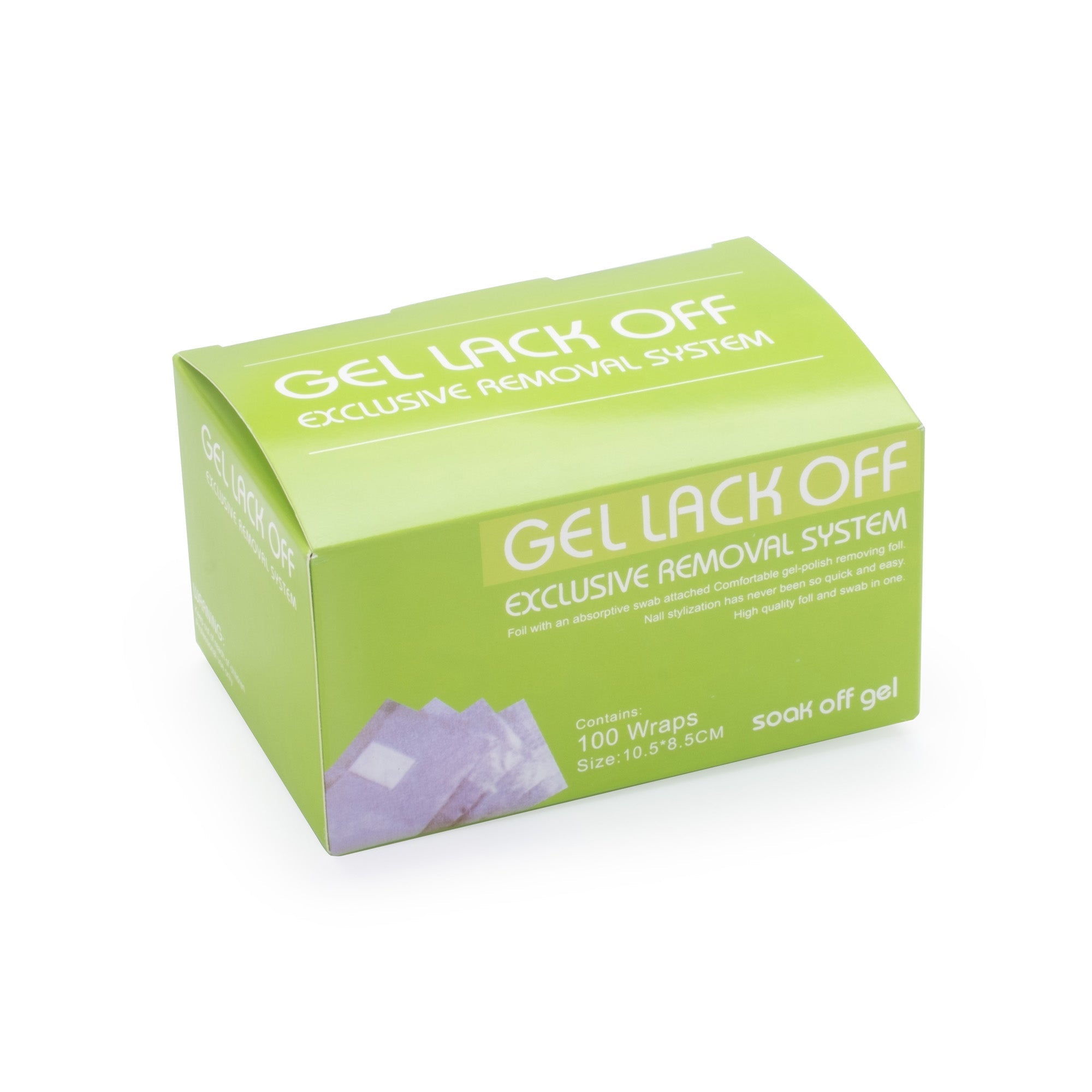 Gel/polish removal foil - 100 stuks - SimDi Beauty