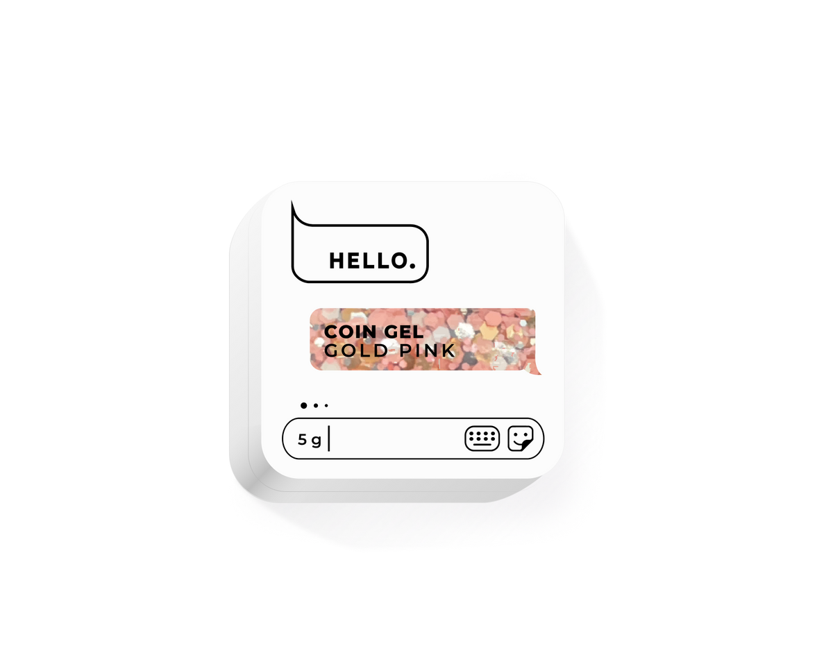 HEYLOVE Coin Gel GOLD PINK, 5g