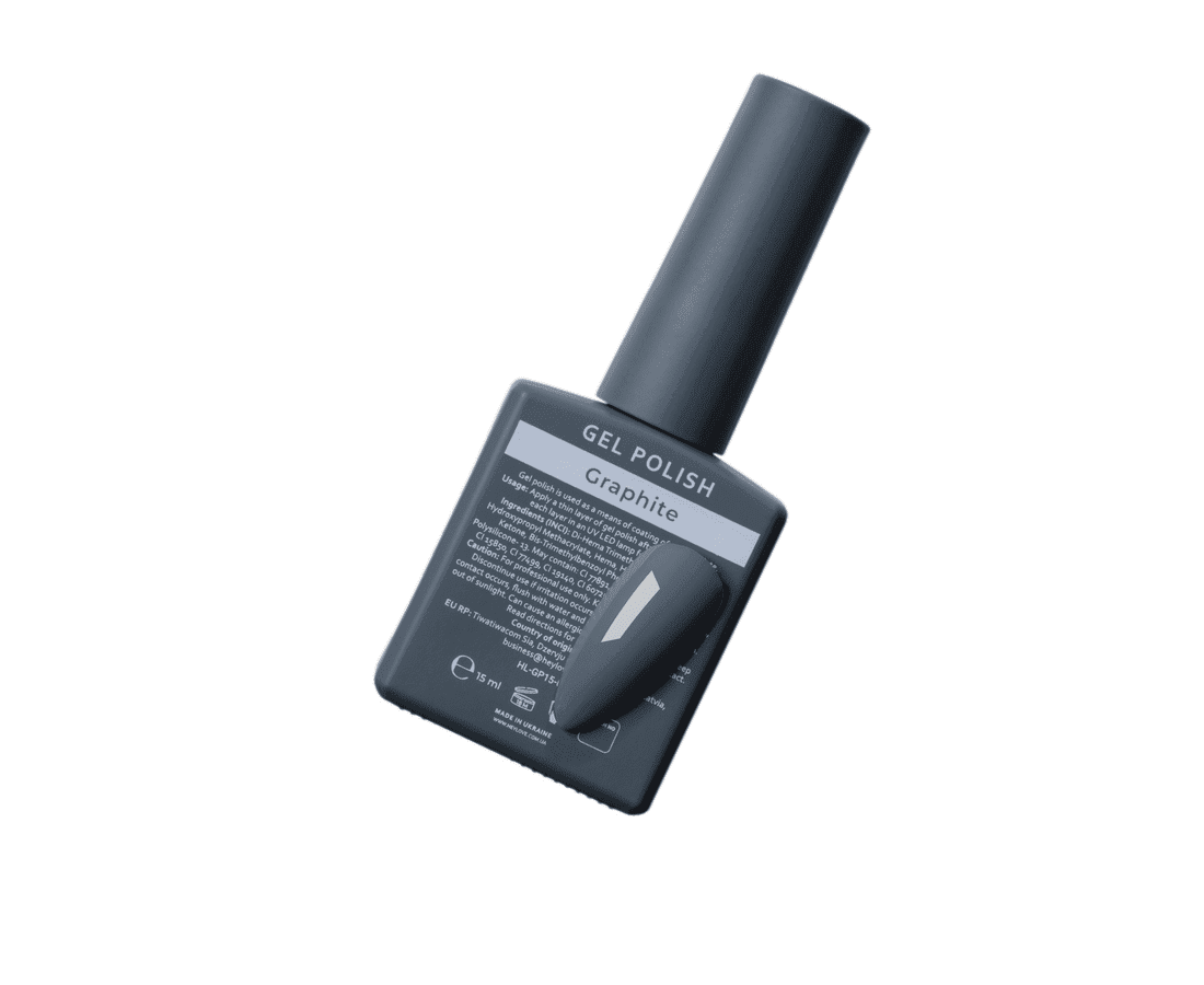 HEYLOVE gellak graphite 15ml voor langdurige nagellak effecten