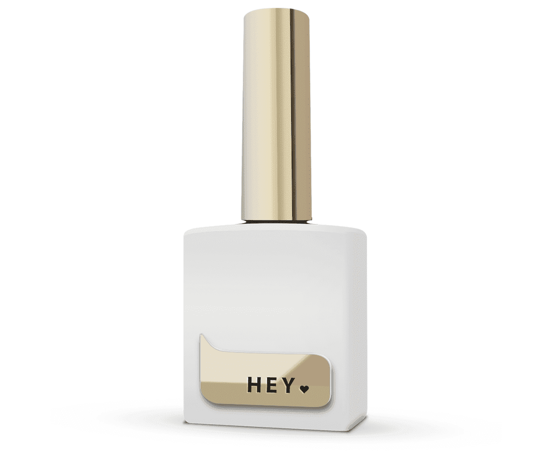 HEYLOVE top coat milky way in wit voor langdurige glans op nagels