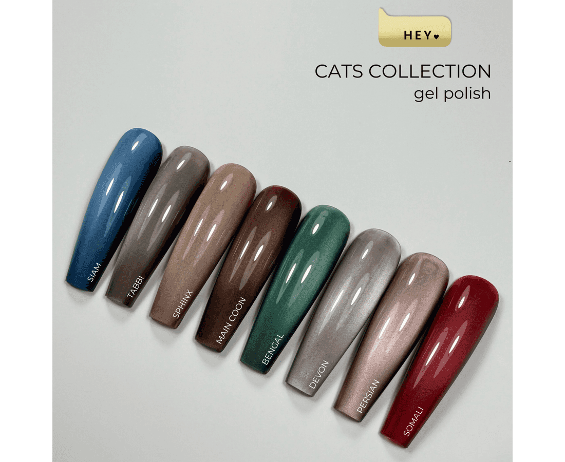HEYLOVE cat eye gellak groen voor een stijlvolle manicure