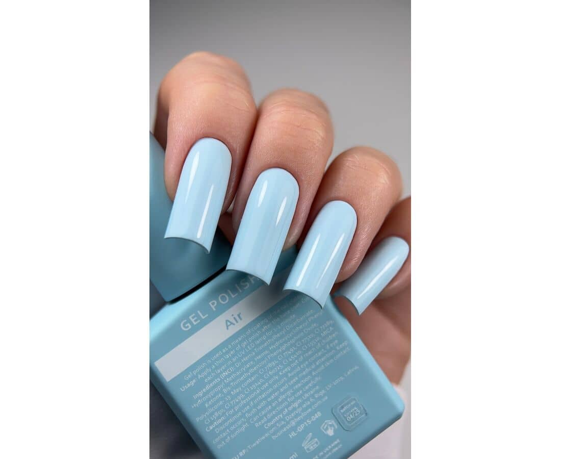 HEYLOVE gellak HEYLOVE AIR 15ml lichtblauw voor professionele nagelstyling