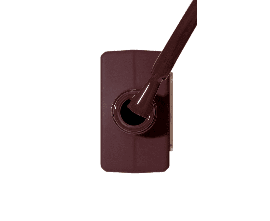 HEYLOVE gellak bruin in flesje met applicatkwast voor nagelstyling