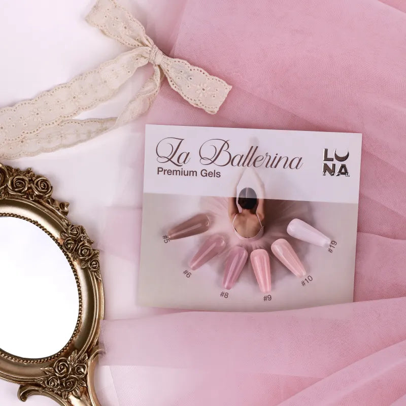 LUNA builder gel 30ml met pastel kleuren voor nagelontwerp